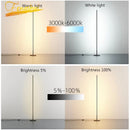 Nordic Dimmable Led Floor Lamps Indoor Lighting Living Room Bedroom Decoration Minimalism Standing Lamps Aluminum Floor Lights