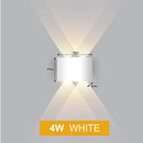 IP65 LED Wall Lamp Aluminium Outdoor Waterproof Garden Fence Sconce Balcony Light Indoor Bedroom Living Room Stairs Wall Light