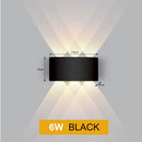 IP65 LED Wall Lamp Aluminium Outdoor Waterproof Garden Fence Sconce Balcony Light Indoor Bedroom Living Room Stairs Wall Light